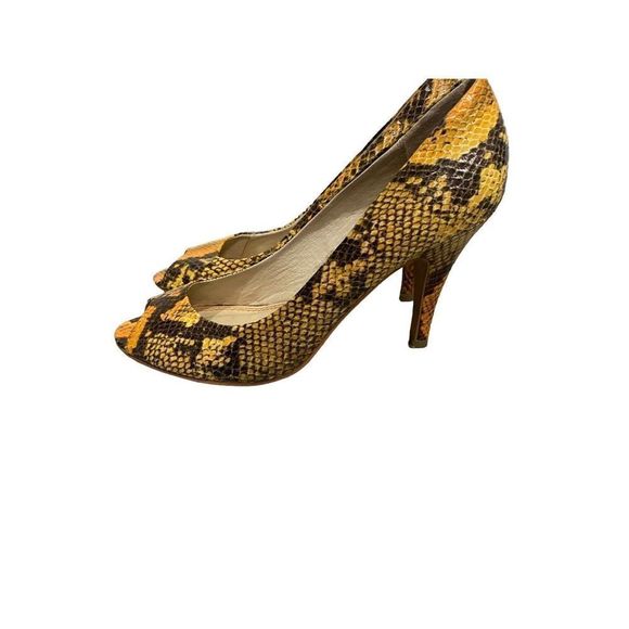 Chinese Laundry Count Down Faux Snake Skin Stiletto Heels - Picture 4 of 7